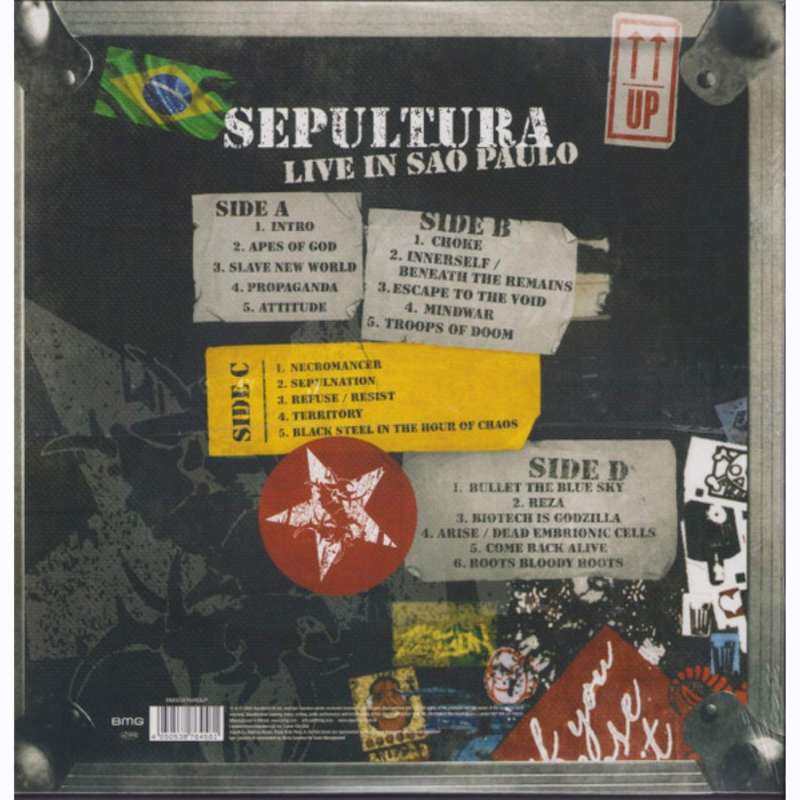 Sepultura – Live In São Paulo  (LP Duplo - Smokey Vinyl)
