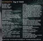 Europe – Bag Of Bones (CD)