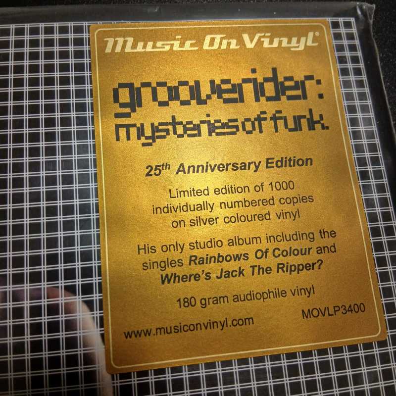 Grooverider - Mysteries of Funk (3-LP Silver Vinyl)