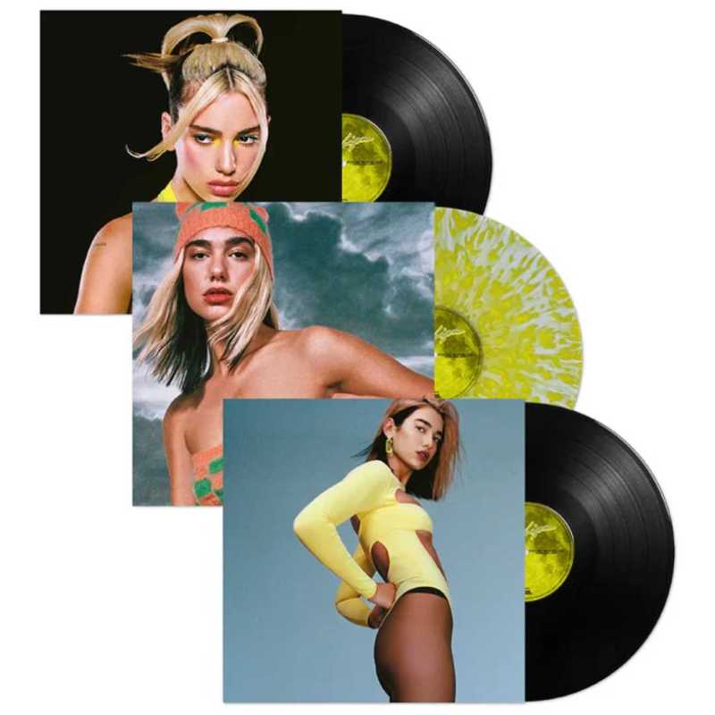Dua Lipa – Future Nostalgia - 5th Anniversary  3-LP (1x Clear/Yellow Splatter Vinyl)