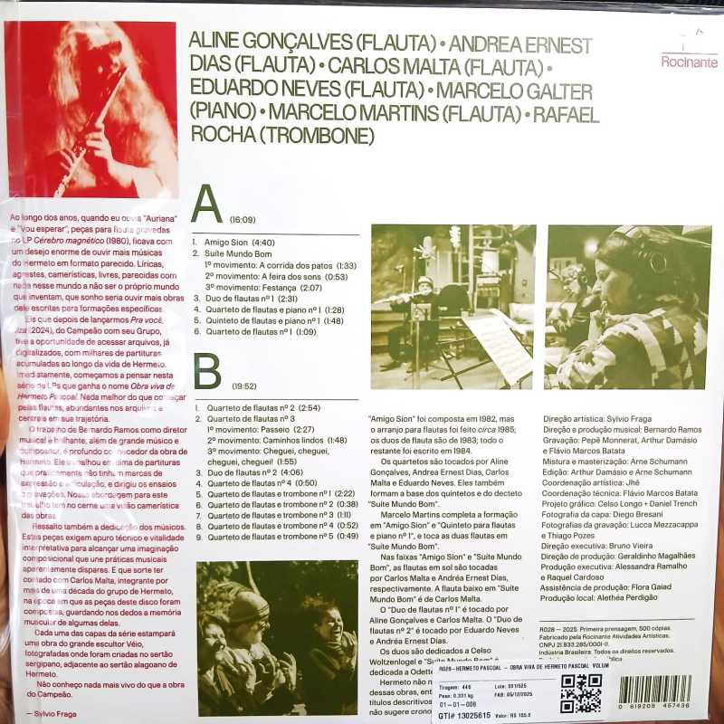Hermeto Pascoal – Obra Viva de Hermeto Pascoal - Vol. 1: Flautas (Disco Branco)