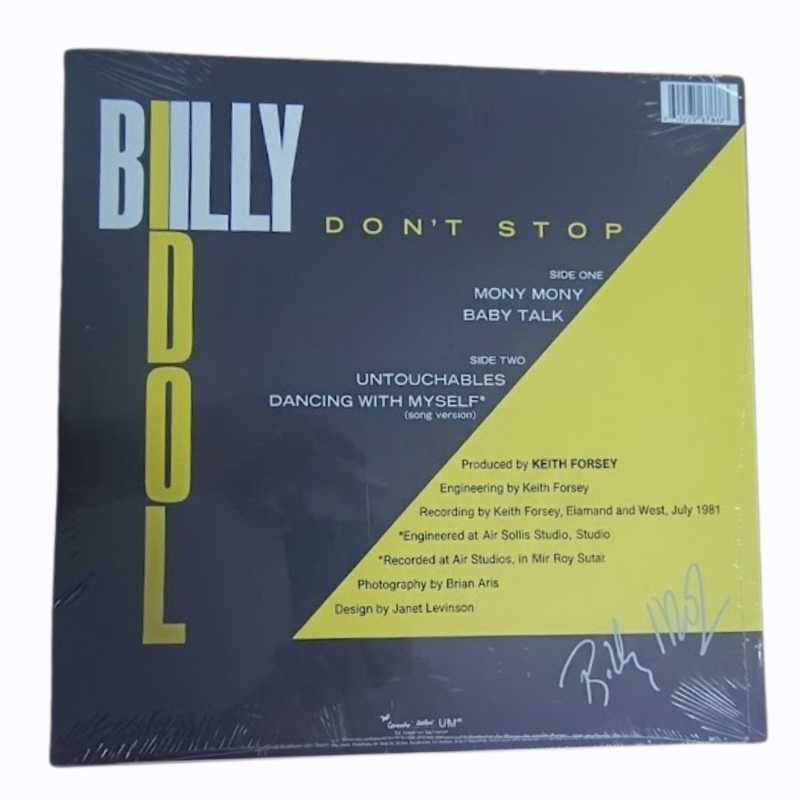 Billy Idol – Don't Stop (Lemon Color Vinyl)