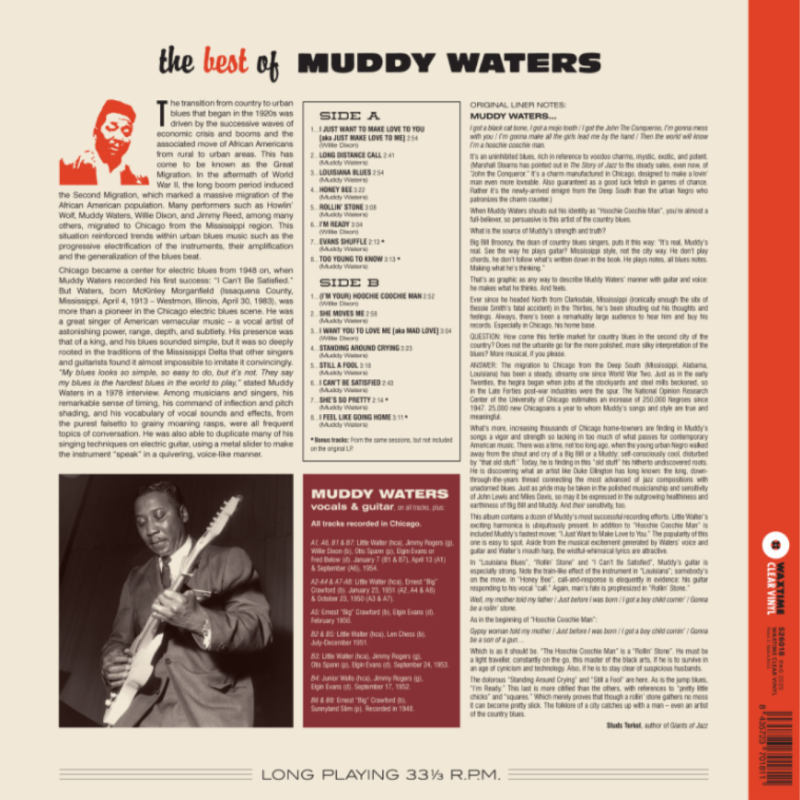 Muddy Waters - The Best Of Muddy Waters (Crystal Clear)