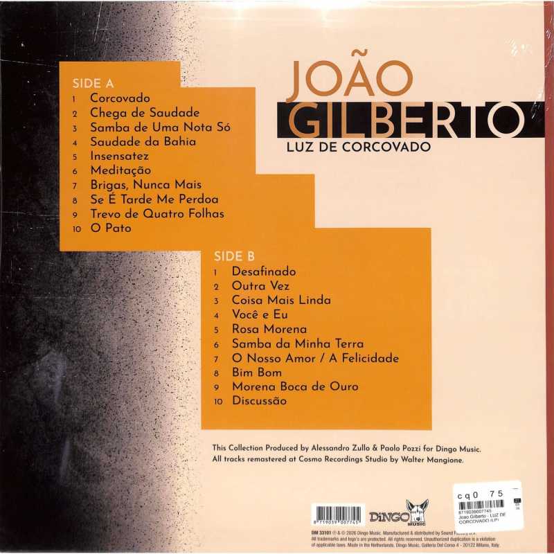 João Gilberto – Luz De Corcovado (Translucent Gold Vinyl)